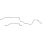 For Pontiac Firebird Esprit 1976-81 Rear Axle Brake Lines 2pc Rear-FRA8001SS-CPP