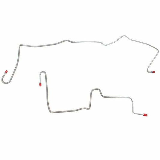 82-83 Chevrolet Camaro Rear Axle Brake Line Set J65 Rear Disc Stainless Steel - Rear Lines Car Part People