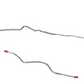 For Pontiac Firebird 1989-91 Rear Axle Brake Lines J65 Rear Disc Brakes FRA8901SS-CP