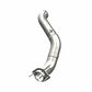 Fits 2012 Ford F-450 Super Duty 4in. Turbo Down Pipe; T409-EO # D-763-1-FS9CA459 - Tailpipe Car Part People