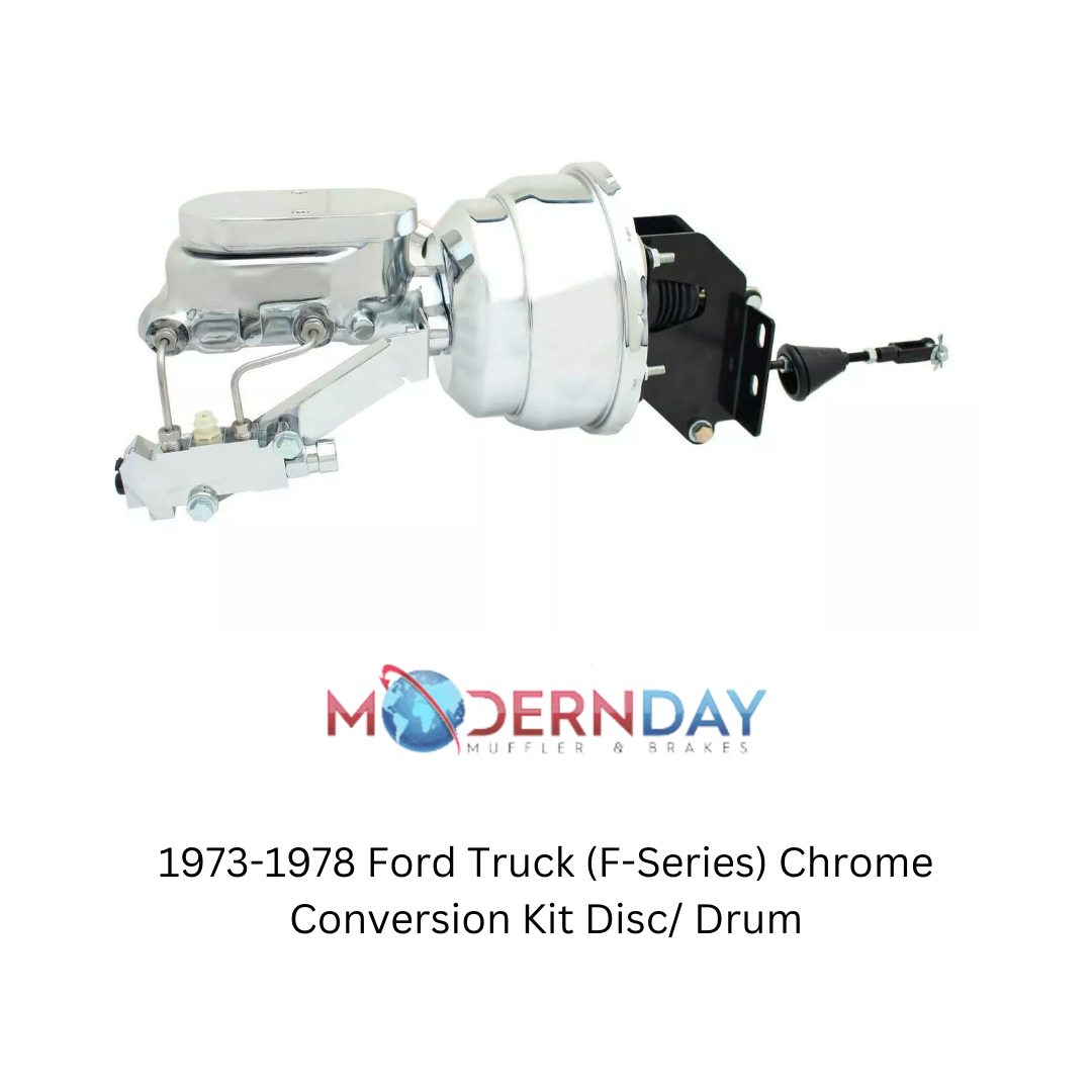 Fits 1973-1978 Ford Truck (F-Series) Chrome Conversion Kit Disc/ Drum FT-300 - Master Cylinders and Parts Car Part People