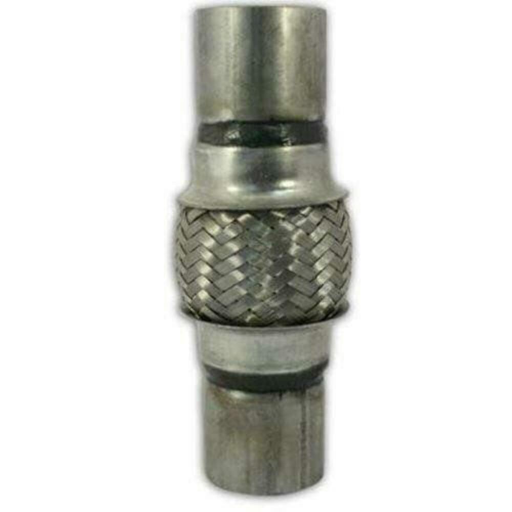 Exhaust Flex Pipe 1.75 x 4 Braided Stainless Steel