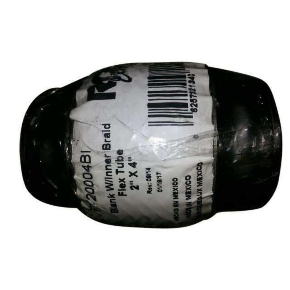 Flex Pipe 2 x 4 Flex Pipes Blank Inter-braided Ends - FT20004BI