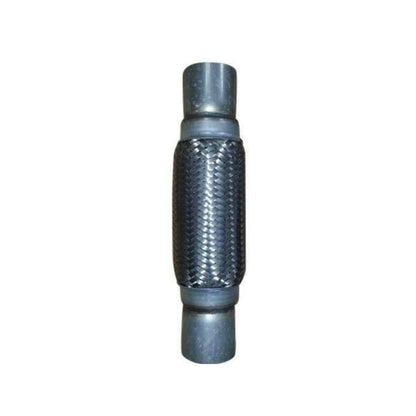 Exhaust Flex Pipe Stainless Steel Braided 2.25 x 8 w Ends 10 Clamp or Weld