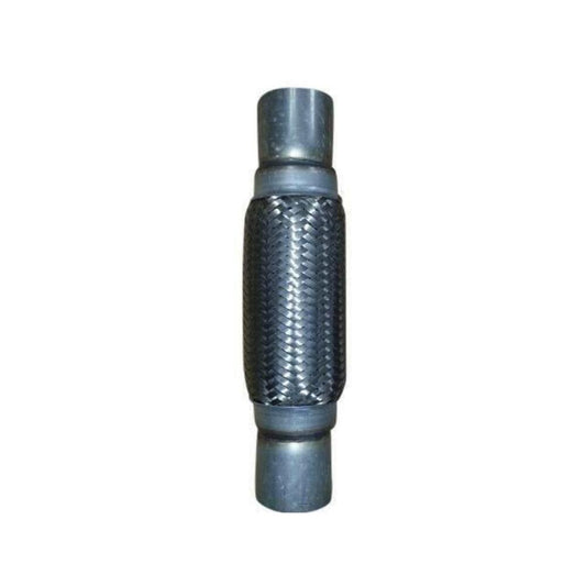 Exhaust Flex Pipe Stainless Steel Braided 2.25 x 8 w Ends 10 Clamp or Weld