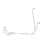 1967-69 Pontiac Firebird Transmission Cooler Lines Turbo-Hydra 350/400 FTC6706OM
