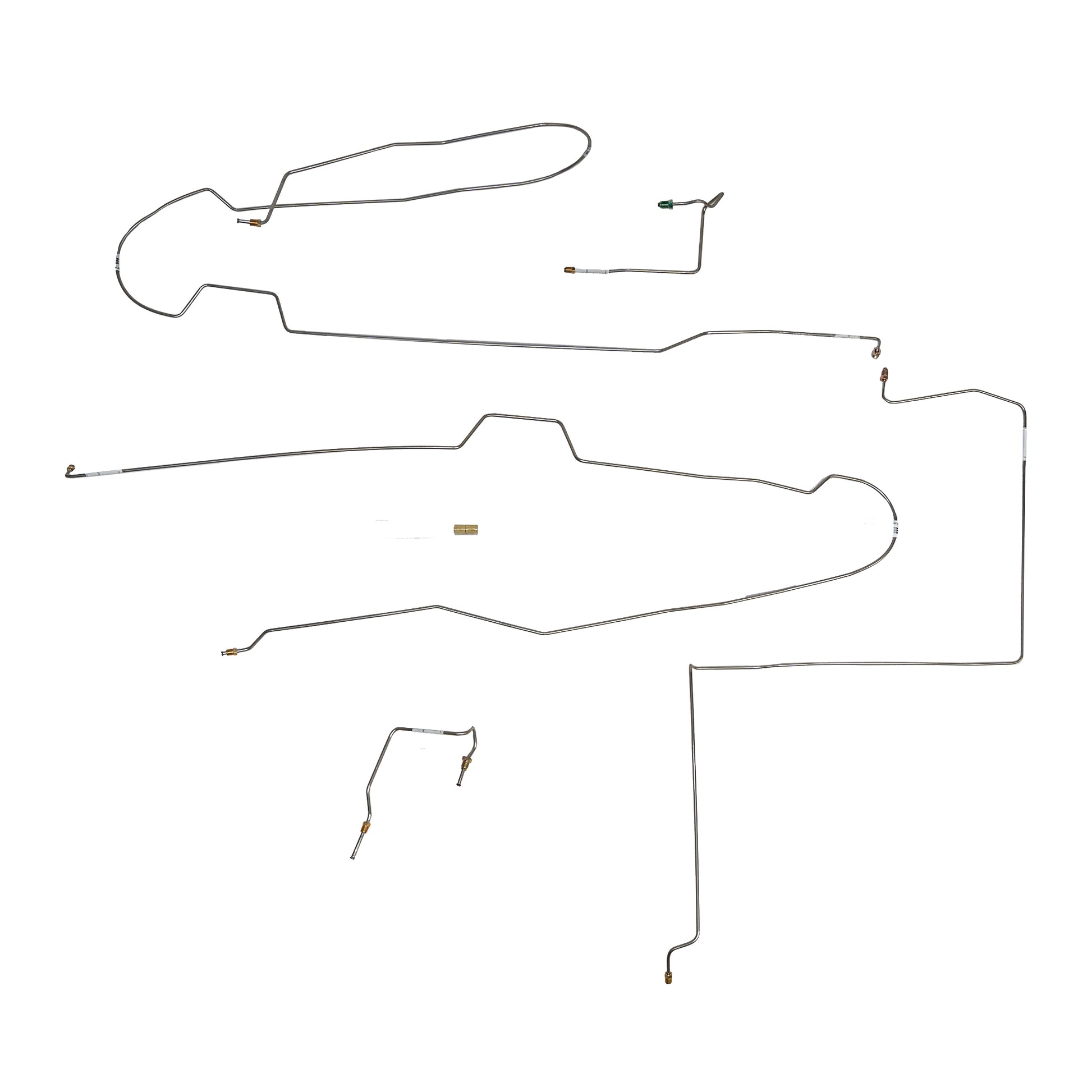 1999-2003 Ford Windstar Intermediate Brake Line Kit Rear Drum Brakes - GIN0144OM - Intermediate Lines Car Part People