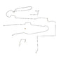 1999-2003 Ford Windstar Intermediate Brake Line Kit Rear Drum Brakes - GIN0144OM