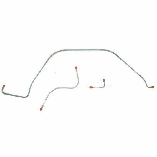 1955-56 Ford Fairlane Front Brake Line Kit Stainless - GKT5501SS - Front Lines Car Part People