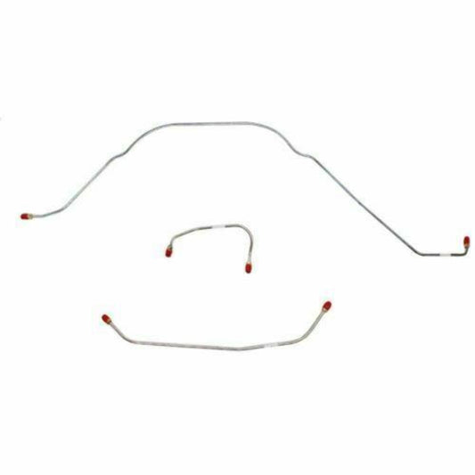 1963-64 Ford Galaxie Front Brake Line Kit Standard Brakes - GKT6301SS - Front Lines Car Part People