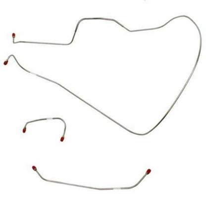 1963-64 Ford Galaxie Front Brake Line Kit Hi-Performance 3 Piece Set GKT6302OM - Front Lines Car Part People