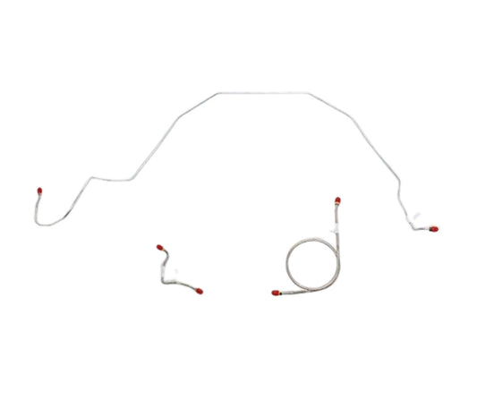 Front Brake Line Kit For 66 Ford Galaxie w/ Standard Brakes Front 3 Piece Brake - Front Lines Car Part People