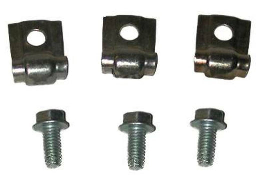 Fits 1958 - 1964 Chevrolet Full Size  Long Gas Line Clip and Bolt Set GLC400