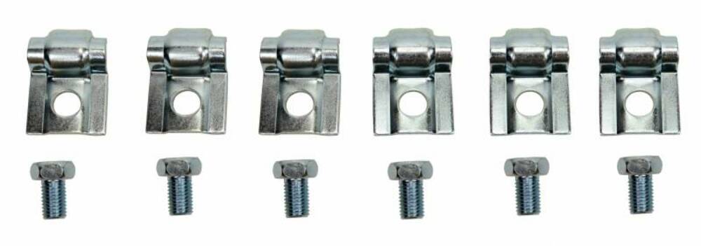 Fits 1958 Chevrolet Full Size  Long Gas Line Clip Set GLC403