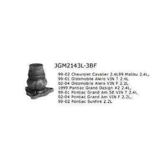 98-02 Chevy Cavalier 2.4 Liter Exhaust Flex Pipe Repair Kit - Exhaust Flex Pipe Car Part People