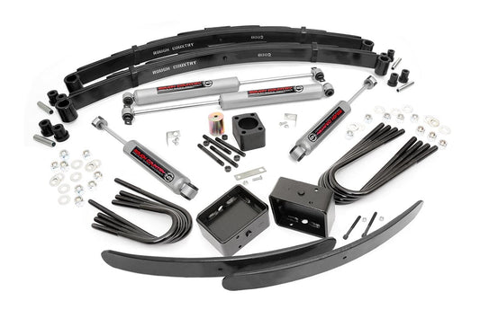1988-1991 GMC K3500 6 Inch Lift Kit - Rear Blocks - Chevy C30/K30 Truck (77-87)/C3500/K3500 Truck (88-91) - 251.2