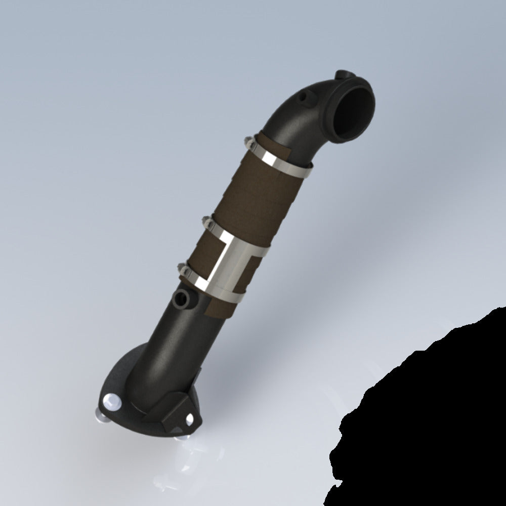 Fits 2015-2016 Chevrolet Express 2500 3" Turbo Down Pipe-Carb EO # D-763-GMCA428