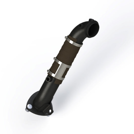 Fits 2015-2016 Chevrolet Express 2500 3" Turbo Down Pipe-Carb EO # D-763-GMCA428 - Tailpipe Car Part People
