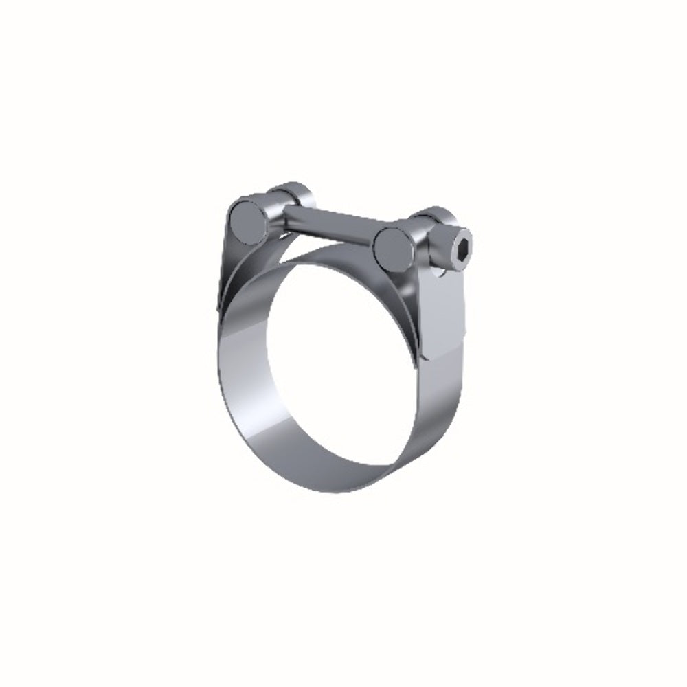 MBRP Exhaust 2in. Barrel Band Clamp-Stainless GP20200 - Performance Mufflers Car Part People