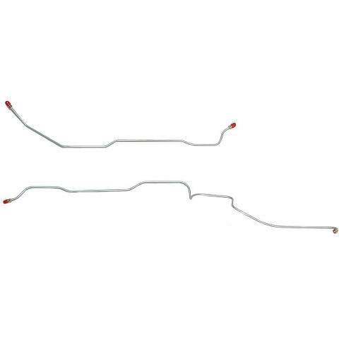 1949-1951 Ford Full Size Rear Axle Brake Line Kit Stainless Steel GRA4901SS