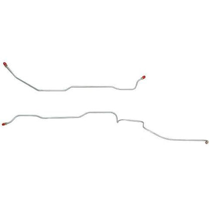 1949-1951 Ford Full Size Rear Axle Brake Line Kit Stainless Steel GRA4901SS