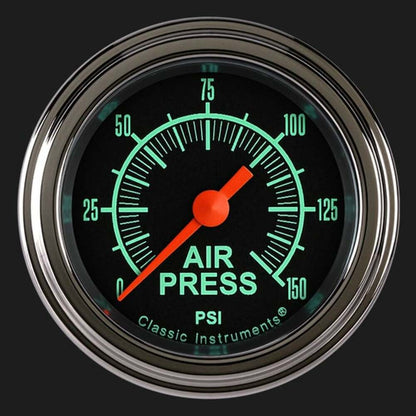 G/Stock 2 1/8" Air Pressure Gauge GS118SLF