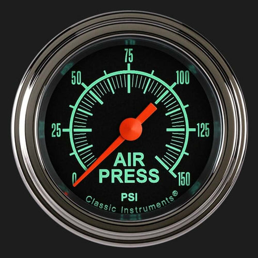 G/Stock 2 1/8" Air Pressure Gauge GS118SLF