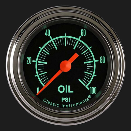 G/Stock 2 1/8" Oil Pressure Gauge GS181SLF