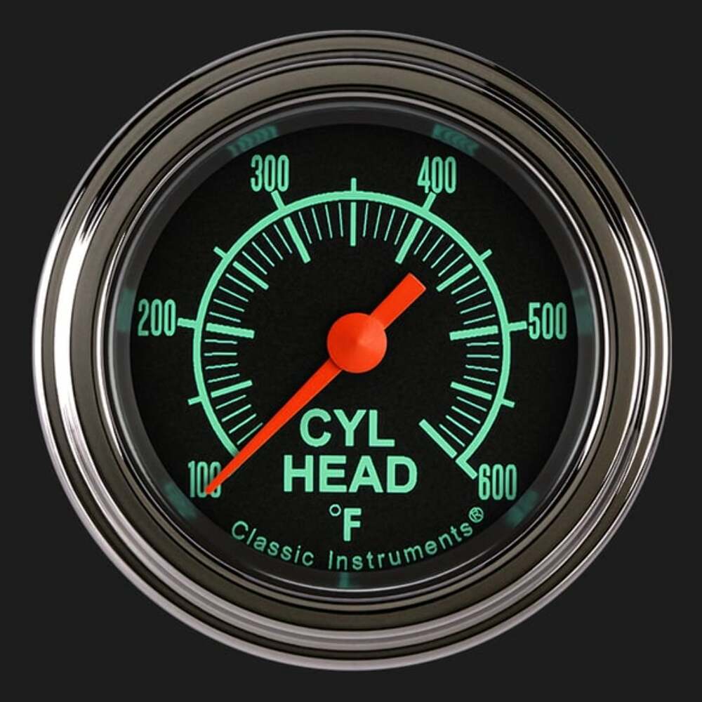 G/Stock 2 1/8" Cylinder Head Temp. Gauge GS197SLF