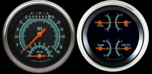 G-Stock Series 3 3/8" Ultimate Speedometer & Quad GS32SLF