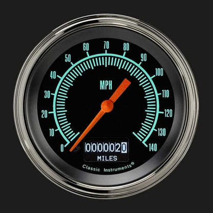 G/Stock 3 3/8" Speedometer with Information Screen GS55DSLF