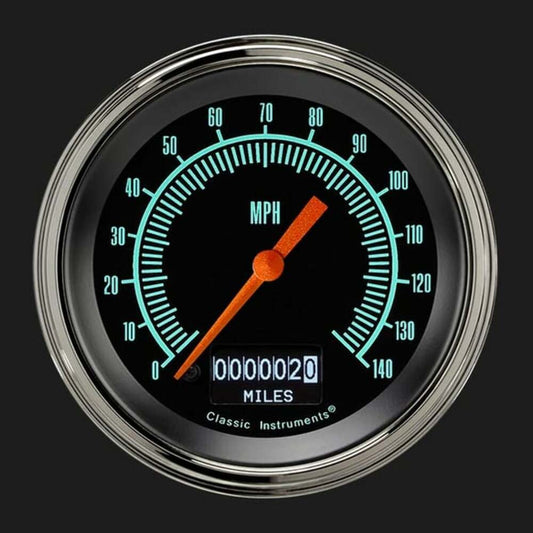 G/Stock 3 3/8" Speedometer with Information Screen GS55DSLF