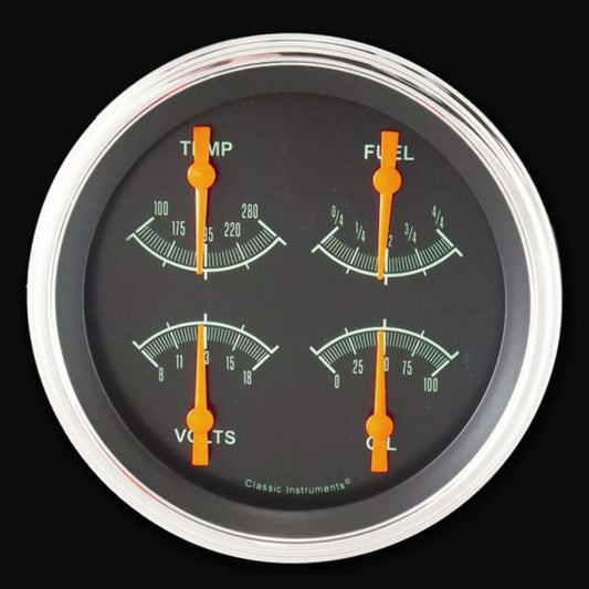 G-Stock 4 5/8" Quad Gauge (Fuel 240-33 OHM) GS75SLF
