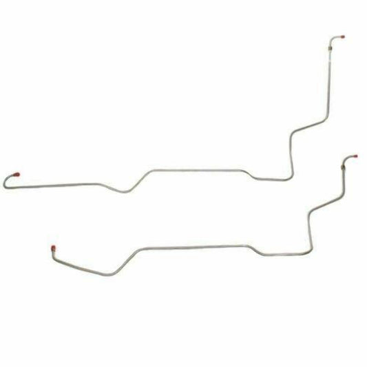 1961-64 Ford Galaxie 390CID Transmission Cooler Lines 3 Speed 2 Piece -GTC6102SS - Transmission Lines Car Part People