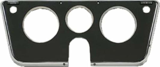Fits 69-72 Trucks, Blazer/Jimmy Dash Bezel-Without Gauges-Black/Chrome H6068-69