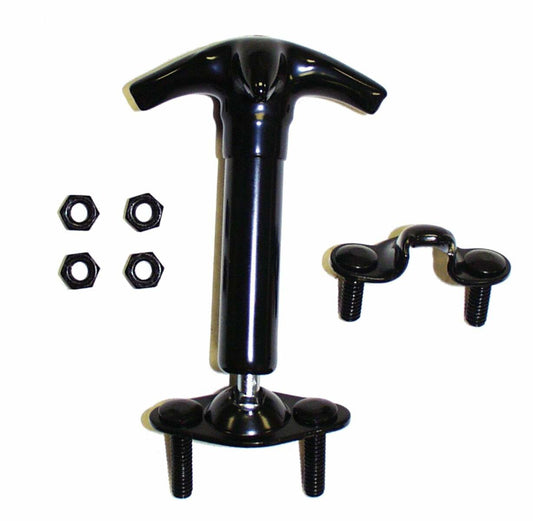 Vintage - Metal Black Hood Catch Kit - HC4
