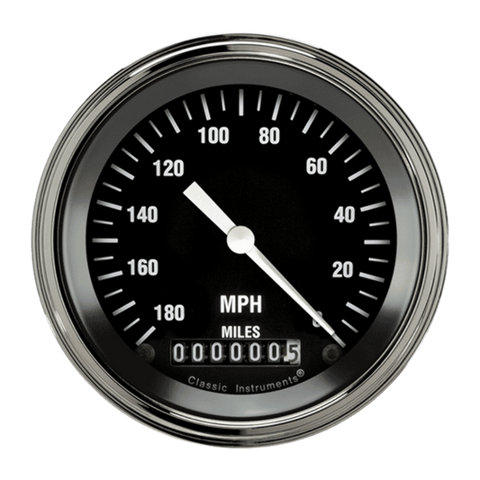 Hot Rod 3 3/8" Speedometer HC55SLF