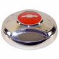 Fits 1964-66 C10 Panel Hub Caps-1/2-Ton-15"-Pop-On-Chrome/Red-Set Of 4 HCC5C66