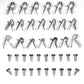 Firebird Fuel and Brake 20 Clips For 75-81 Firebird Mild Steel Fine Lines
