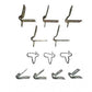 1964-65 Pontiac GTO Brake Line Clip Kit - HCK0036