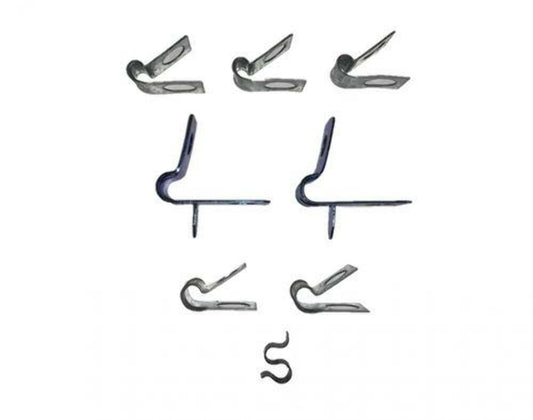 1970 Pontiac GTO Fuel Clips Brake Line Clips w/o Emission Control 40 - HCK0040