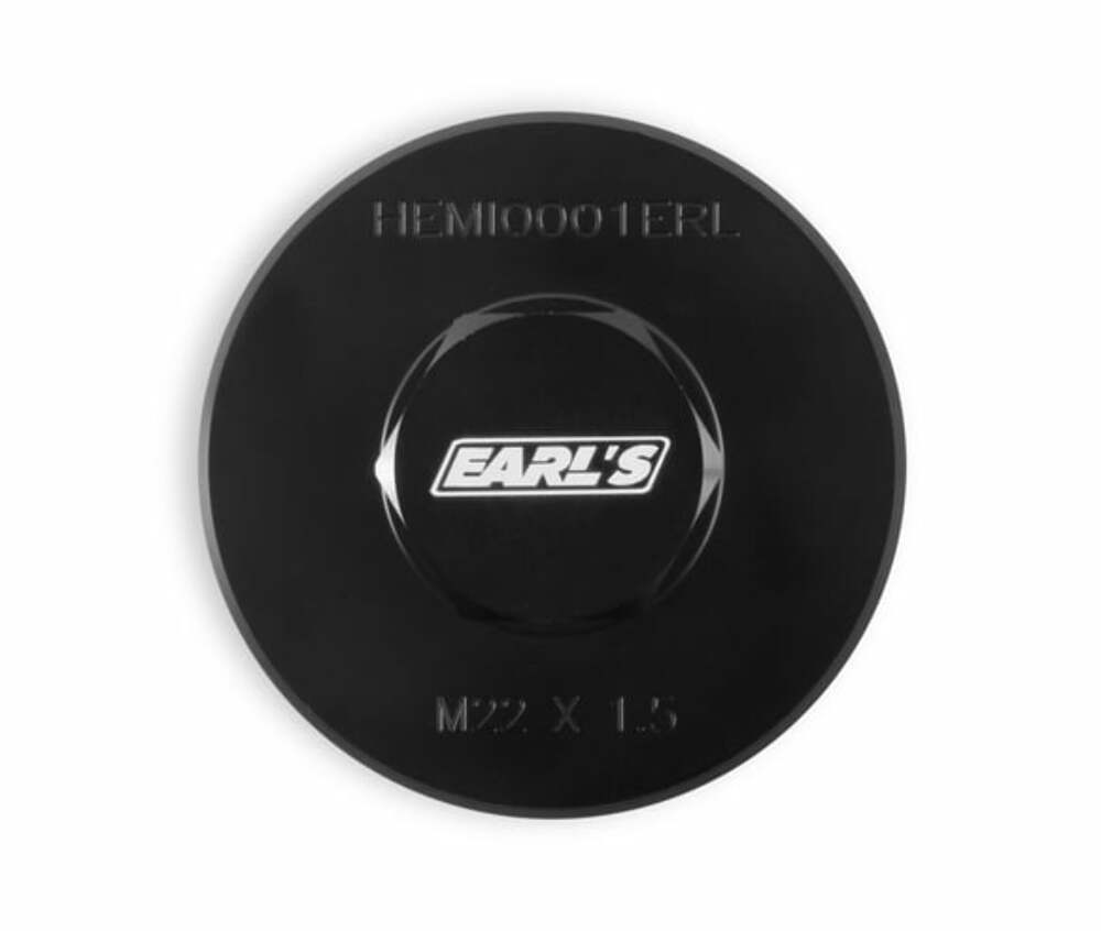 Earls Oil Filter Block-Off - Fits M22 x 1.5 Filters - HEMI0001ERL