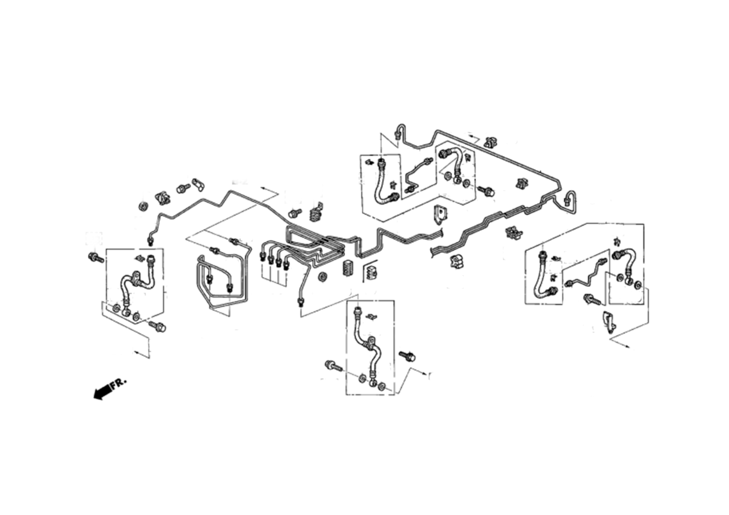 2003 Honda Odyssey, 3.5L V6, Fuel Lines; Stainless HGL0301SS