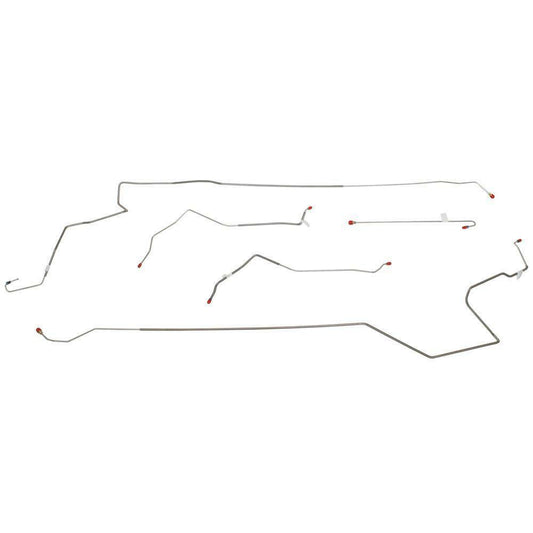 Fine Lines HIN0101OM Intermediate Brake Line Fits 2001 - 2006 Santa Fe Non-ABS