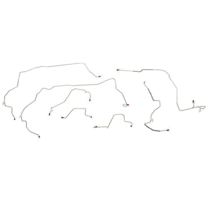 Front Brake Line Kit For 05-06 Honda Insight Stainless Fine Lines - Front Lines Car Part People