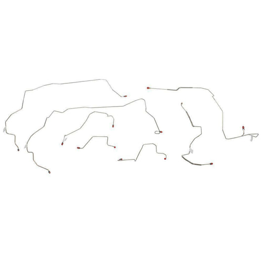 Front Brake Line Kit For 05-06 Honda Insight Stainless Fine Lines - Front Lines Car Part People