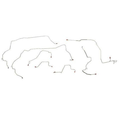Front Brake Line Kit For 05-06 Honda Insight Stainless Fine Lines