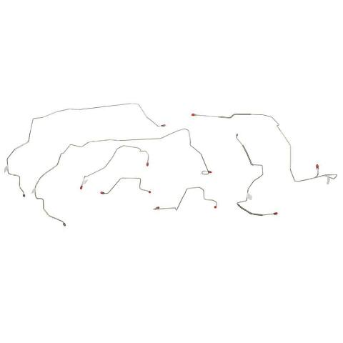 1994-1995 Honda Accord Front Brake Line Kit AWABS Steel - HKT9401OM