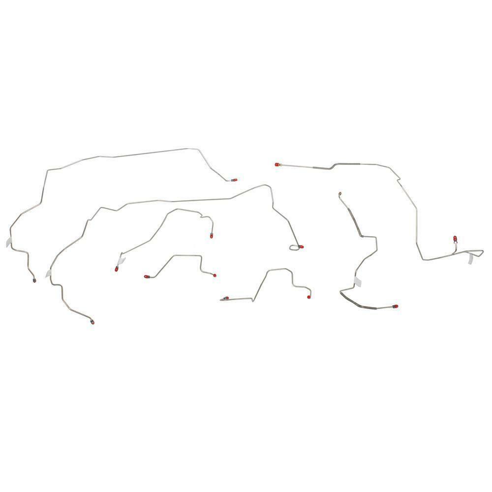 1994-1995 Honda Accord Front Brake Line Kit AWABS Stainless - HKT9401SS - Front Lines Car Part People