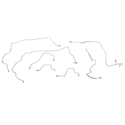 1994-1995 Honda Accord Front Brake Line Kit AWABS Stainless - HKT9401SS - Front Lines Car Part People